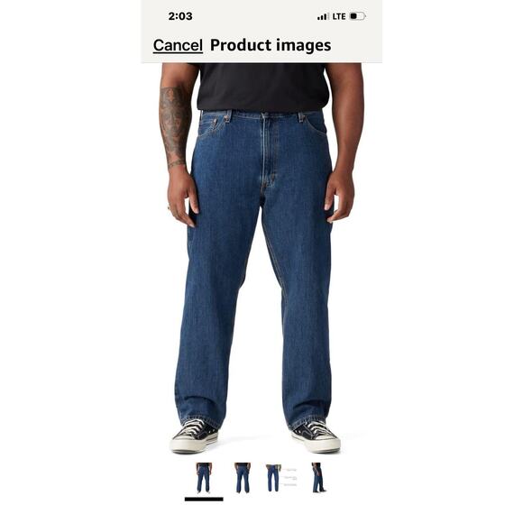 NWT LEVI'S 505 REGULAR FIT STRAIGHT NEW MEN'S JEANS SIZE 42X30 - Picture 4 of 11